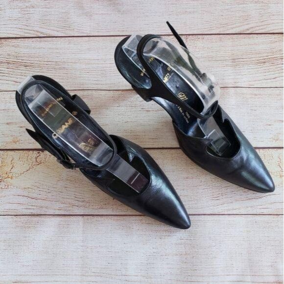 EXTREMELY RARE 1980's Maison Massaro x Chanel Heel - Picture 3 of 15